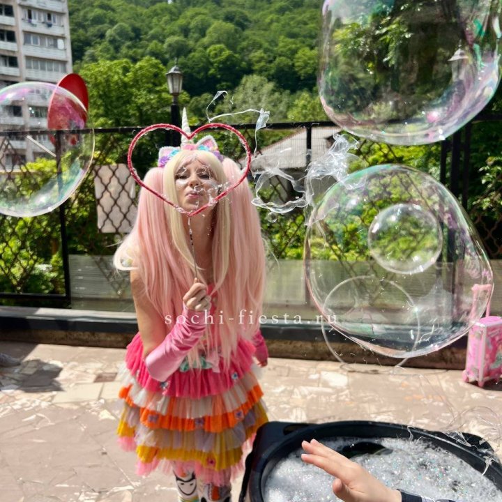 Шоу мыльных пузырей в Ульяновске