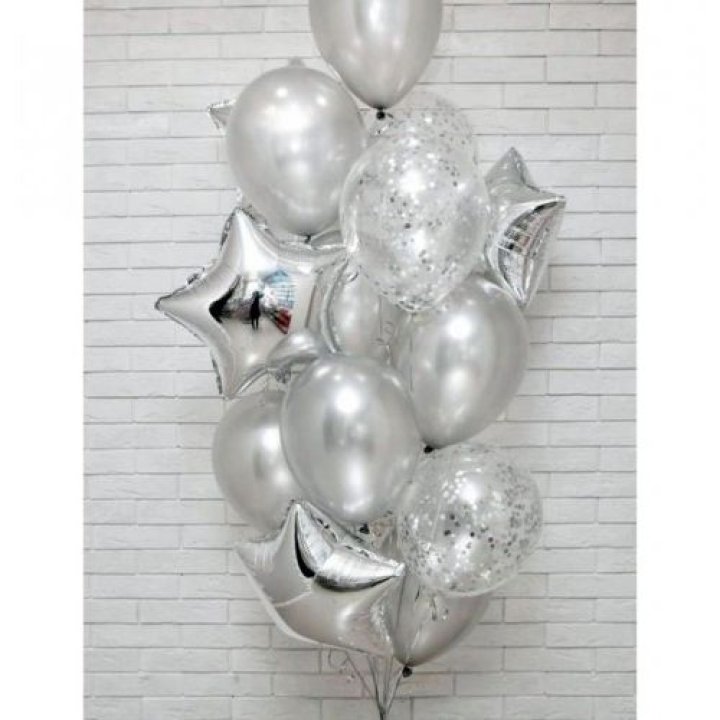 Фонтан шаров "Сильвер мун" в Ульяновске