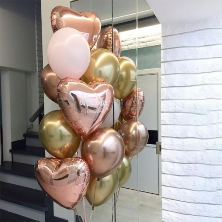 Фонтан шаров "От сердечка" в Ульяновске