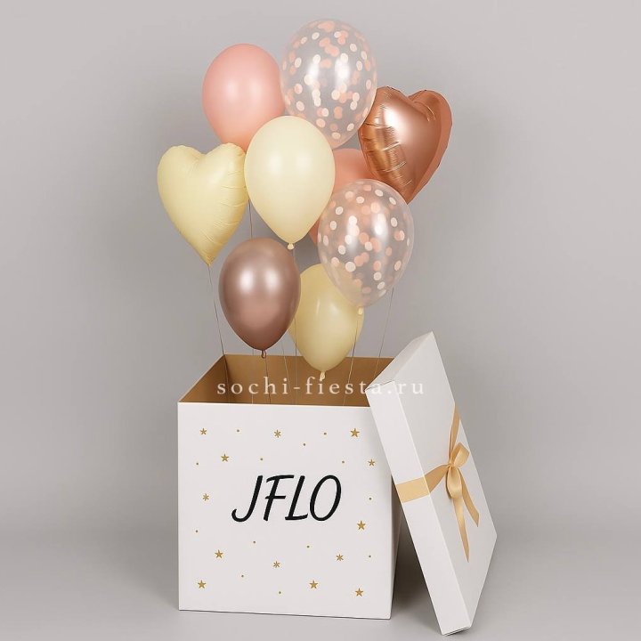 Коробка-сюрприз с шарами №2 в Ульяновске