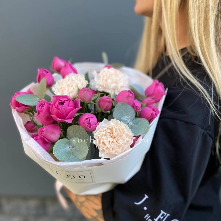 Букет с мисти бабблс №2 в Ульяновске