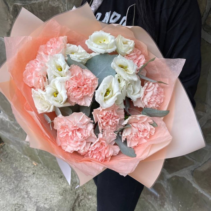  Букет диантусов "Пич" в Ульяновске