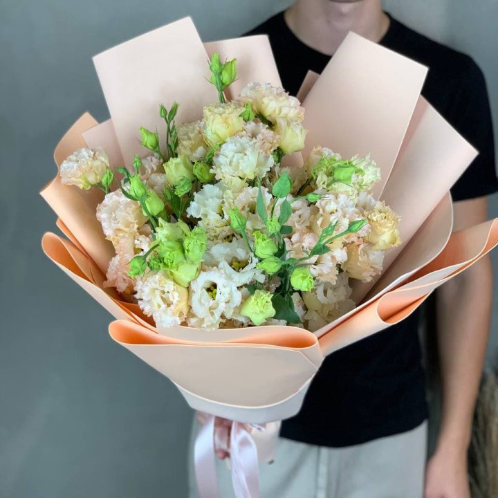 Букет эустом "Крем" в Ульяновске