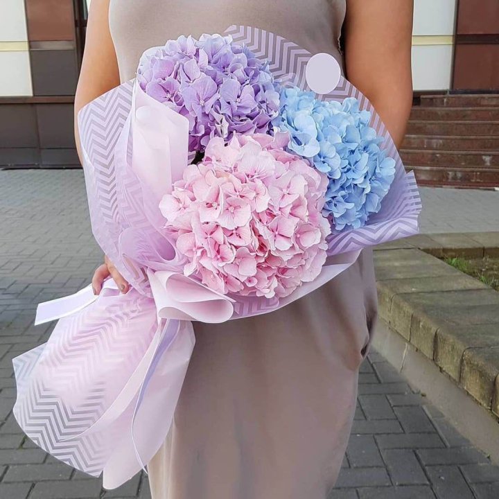 Букет гортензий "Пуф" в Ульяновске