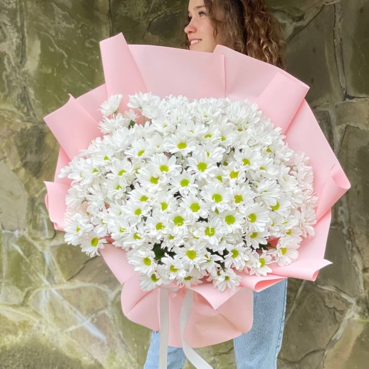  Букет хризантем "Крем" в Ульяновске