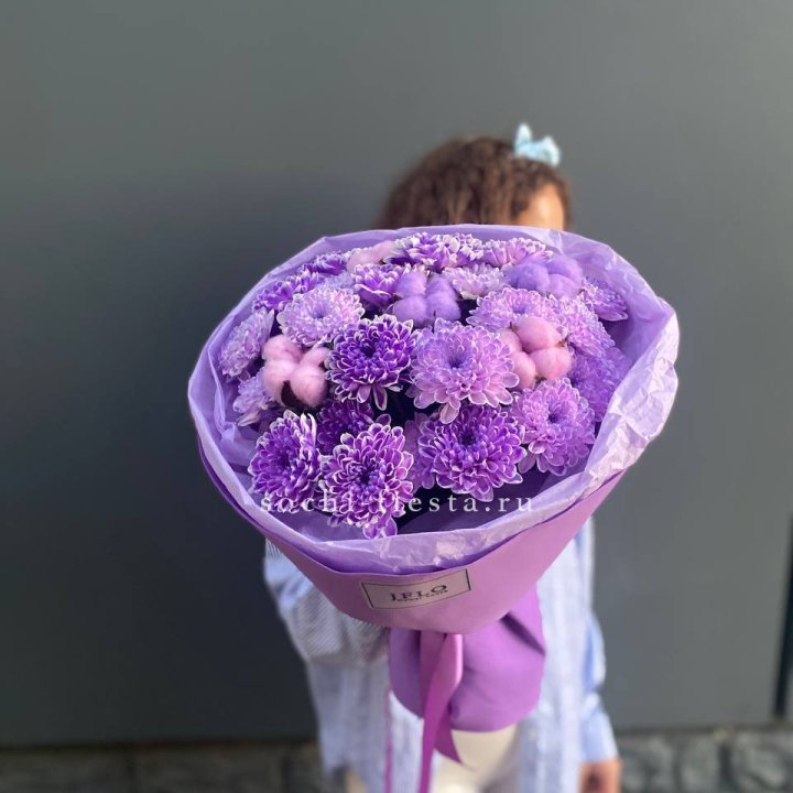 Хризантемы с хлопком в Ульяновске