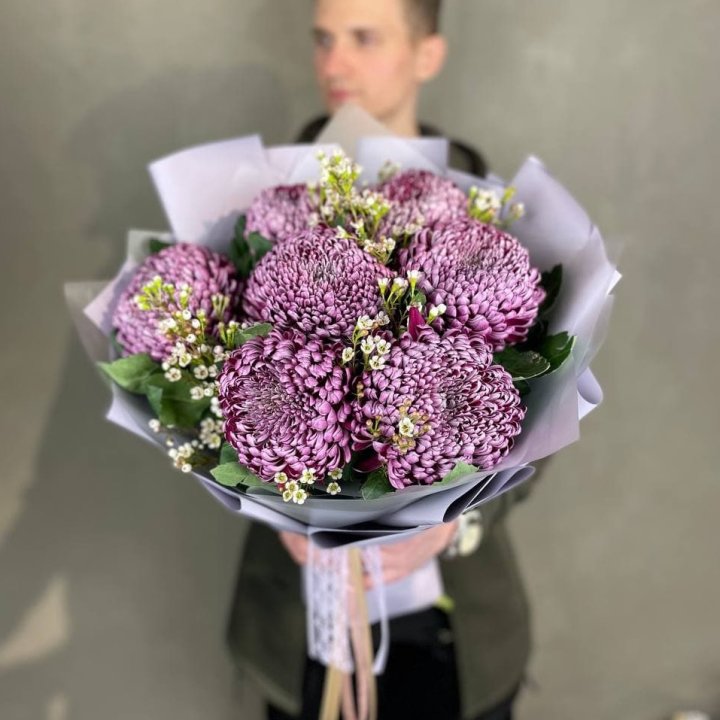Букет хризантем "Палермо" в Ульяновске