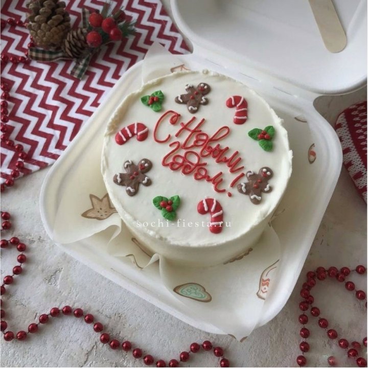 Бенто-торт "С Новым Годом!" в Ульяновске