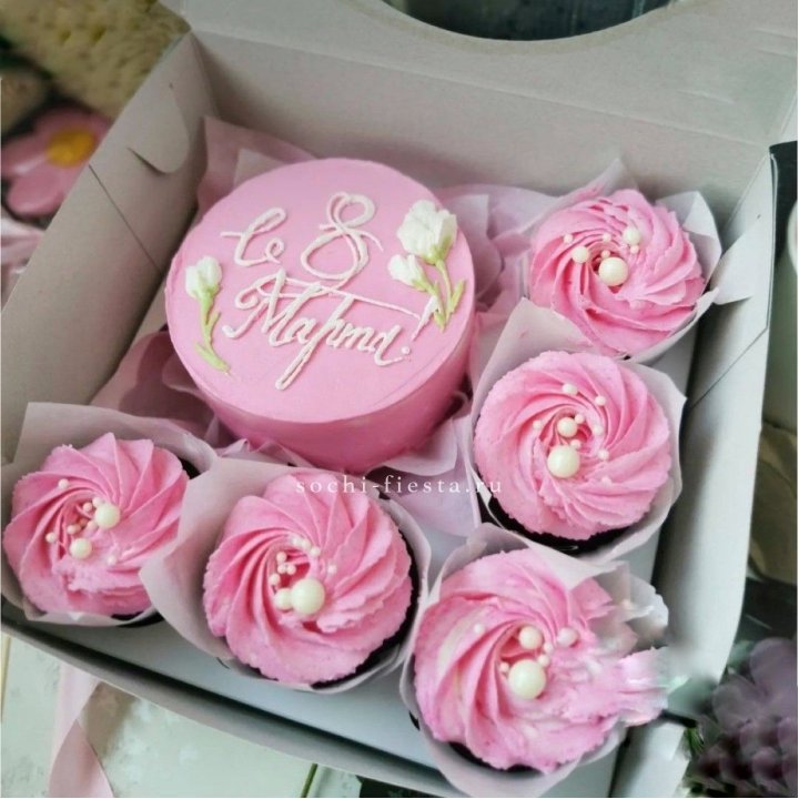 Капкейки и бенто-торт "8 марта!" в Ульяновске