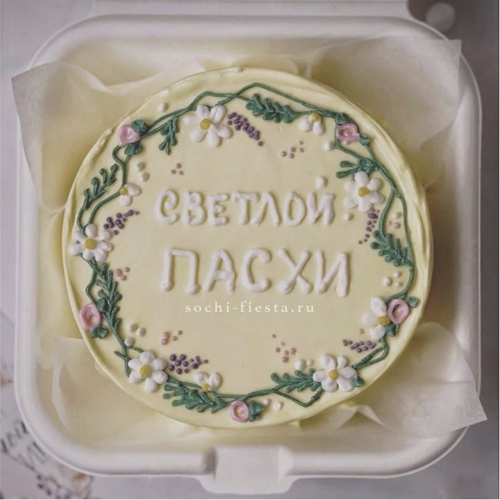 Бенто-торт "Светлой Пасхи" 2 в Ульяновске