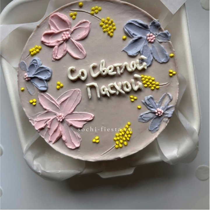 Бенто-торт "Светлой Пасхи" 3 в Ульяновске
