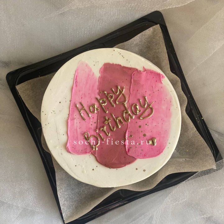 Бенто-торт "С днём рождения" пастель в Ульяновске