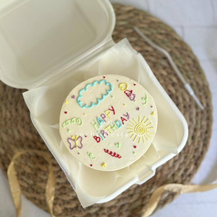 Бенто-торт "С днем рождения!"  в Ульяновске