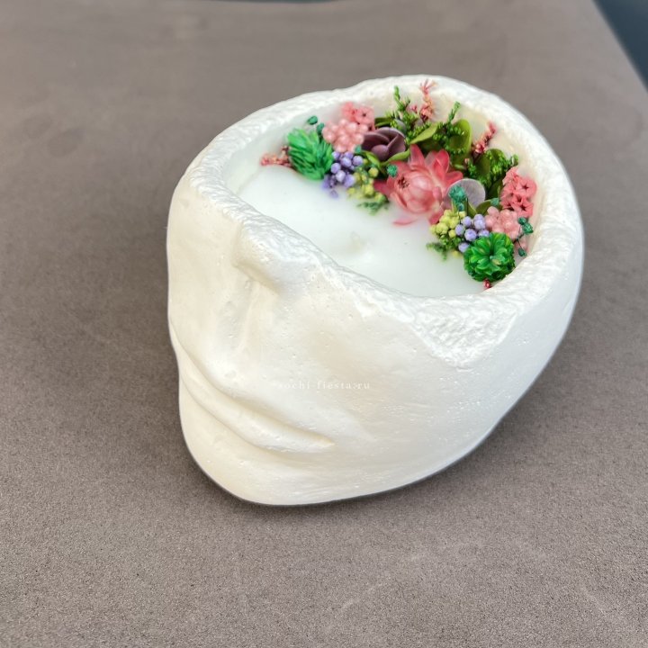 Свеча ароматическая в гипсе  в Ульяновске