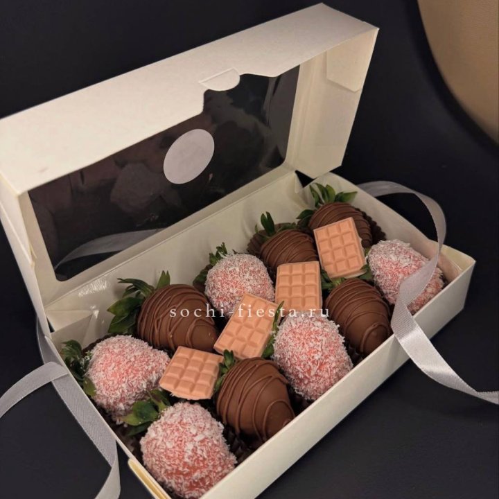 Клубника в шоколаде 10 ягод №2 в Ульяновске