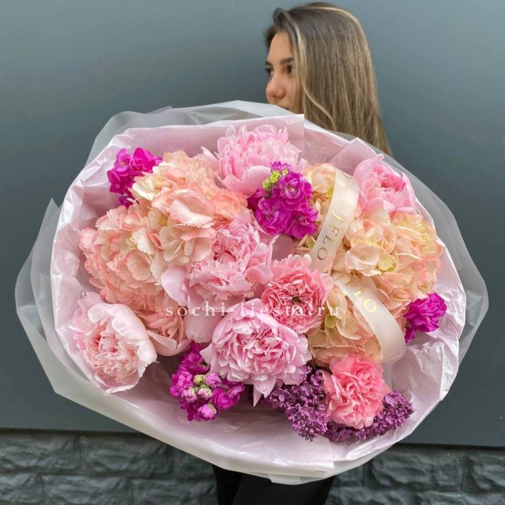  Букет "Фловер пионс" в Ульяновске