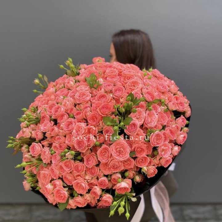 101 кустовая роза Барбадос в Ульяновске