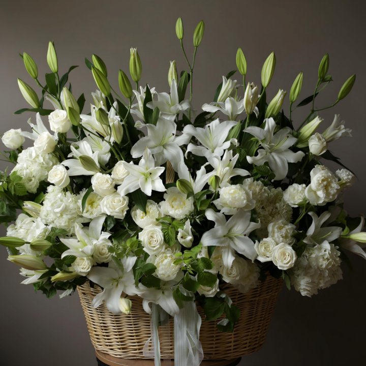 Цветочная корзина макси №3 в Ульяновске