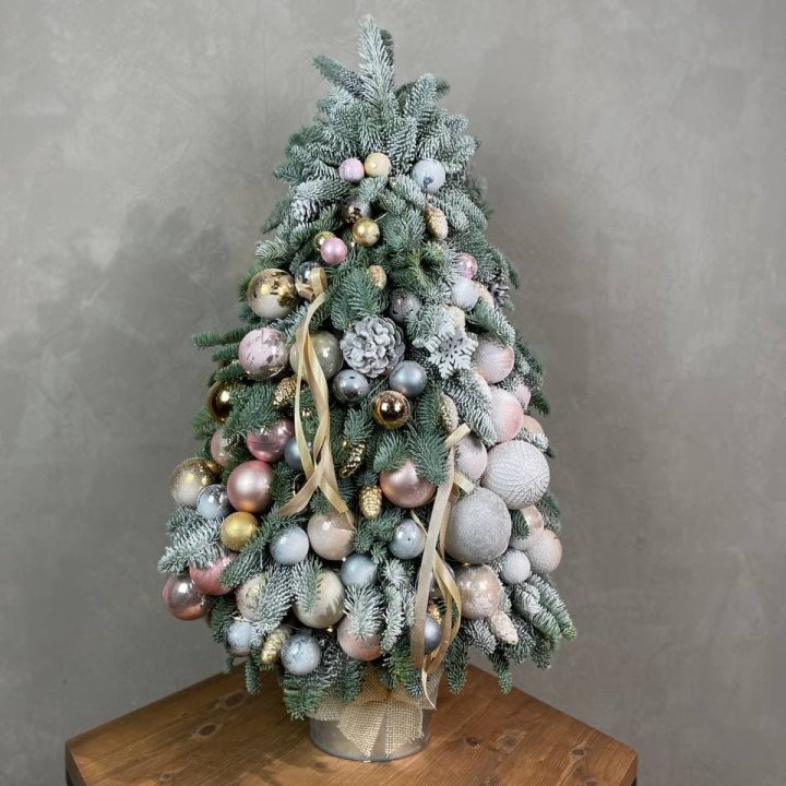 Новогодняя ёлка из веток датского нобилиса в Ульяновске