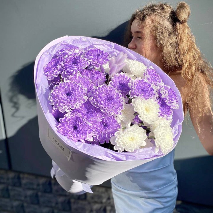  Букет хризантем "Сирена" в Ульяновске