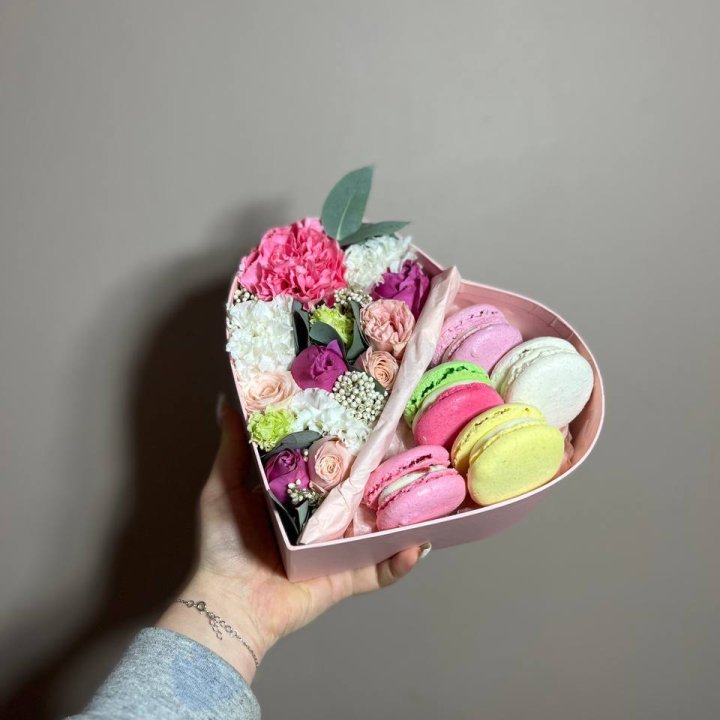 Дуо цветы и макаронсы в Ульяновске
