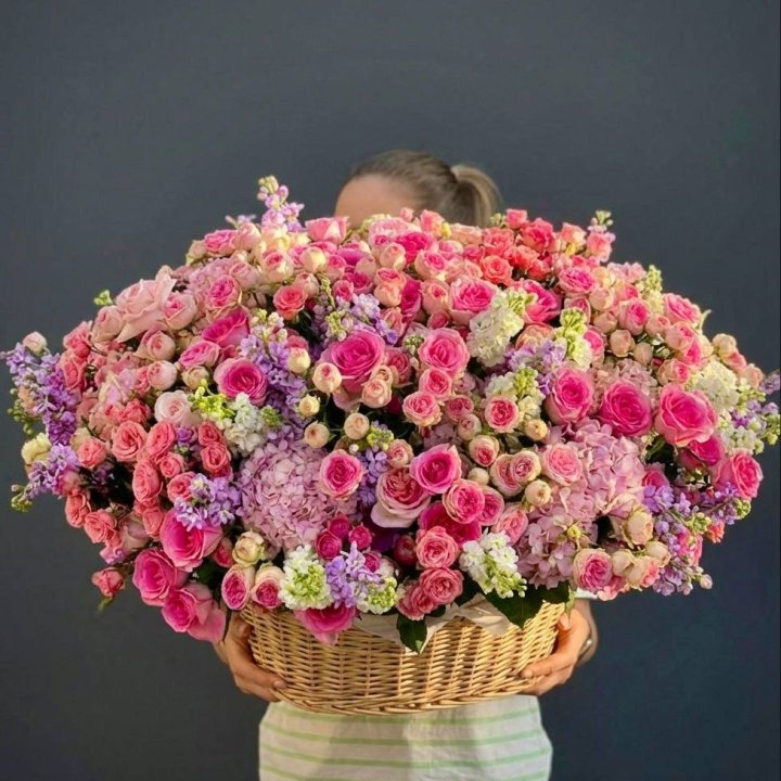 Цветочная корзина гигант №5 в Ульяновске