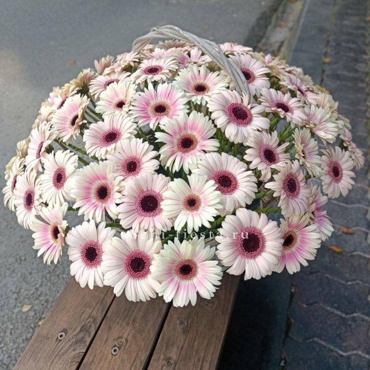 Корзина с герберами  в Ульяновске