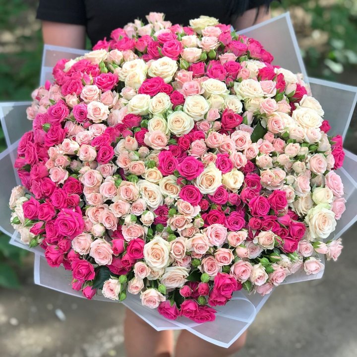 101 кустовая роза в Ульяновске