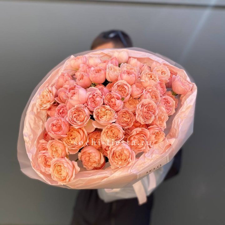 Букет из 21 пионовидной розы Джульетта в Ульяновске