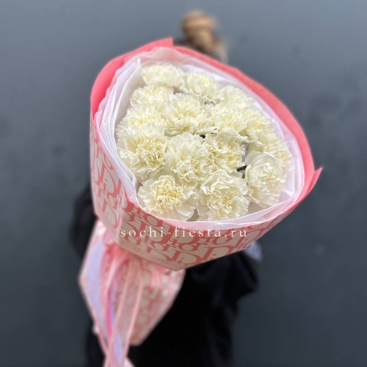 Белые диантусы №2 в Ульяновске