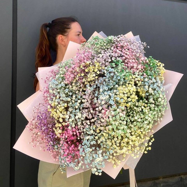 Пышный букет из гипсофил  в Ульяновске