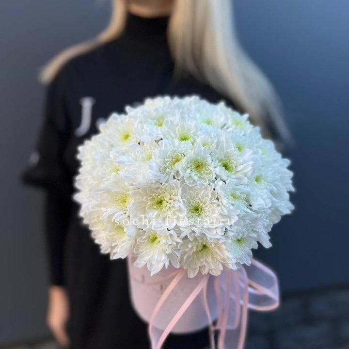 Коробка с хризантемами №1 в Ульяновске