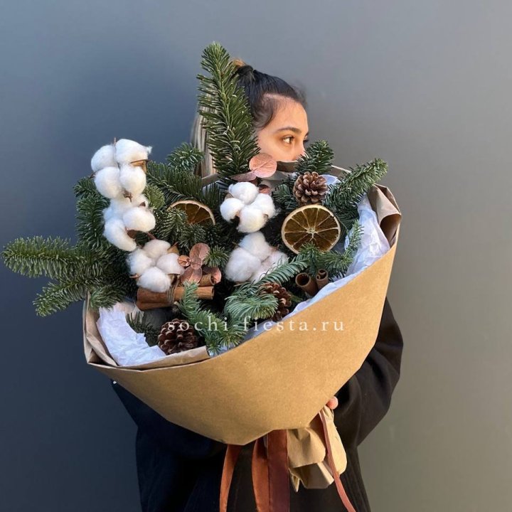 Зимний букет с нобилисом в Ульяновске