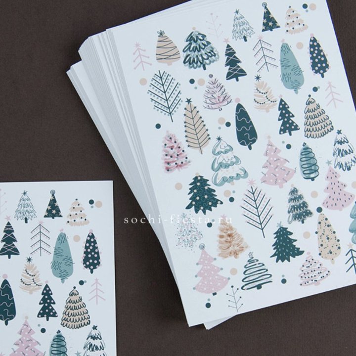 Открытка к букету "Елки" в Ульяновске