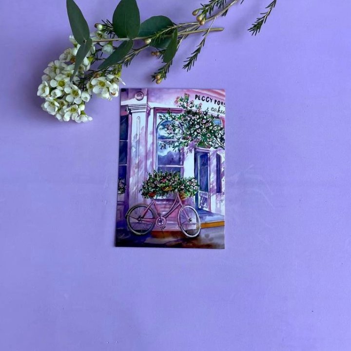 Открытка к букету "Розовый" в Ульяновске