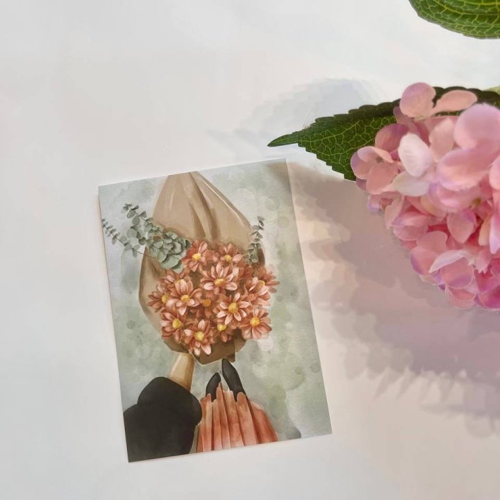 Открытка к букету "Букет" в Ульяновске