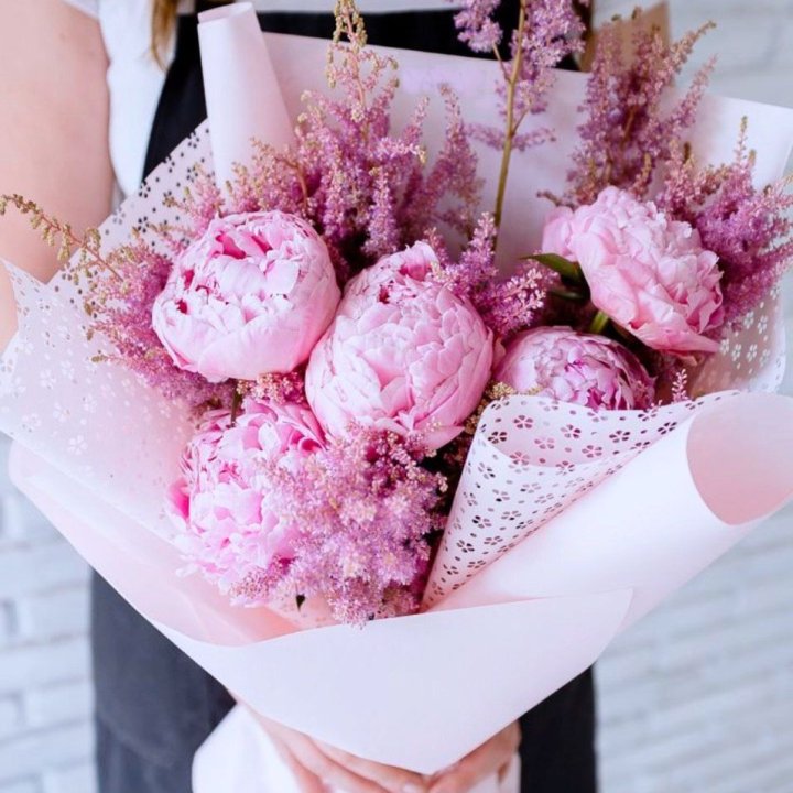 Букет пионов "Мелиса" в Ульяновске