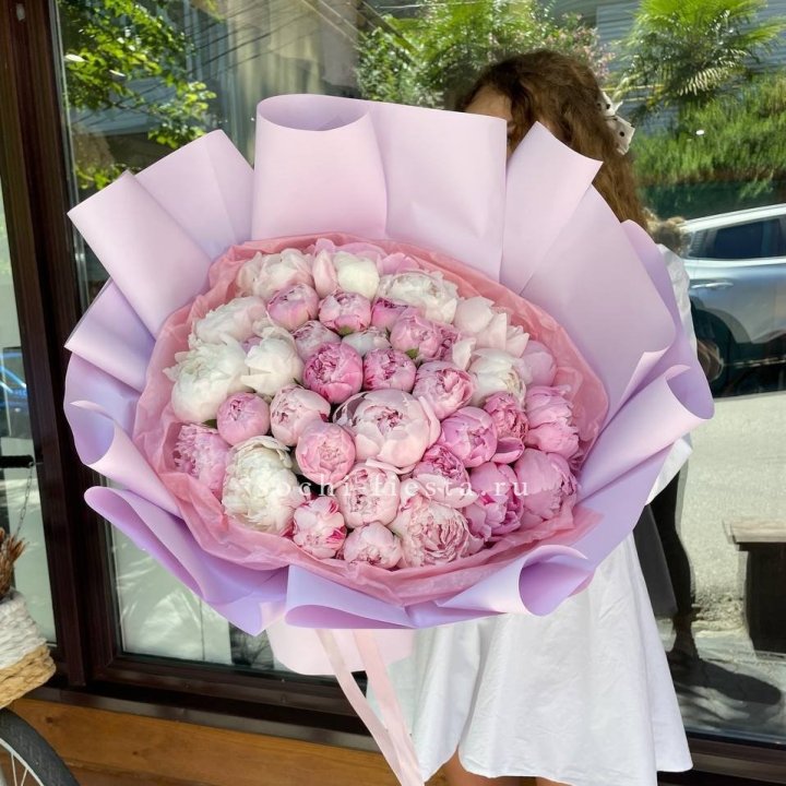 51 розовый пион в Ульяновске