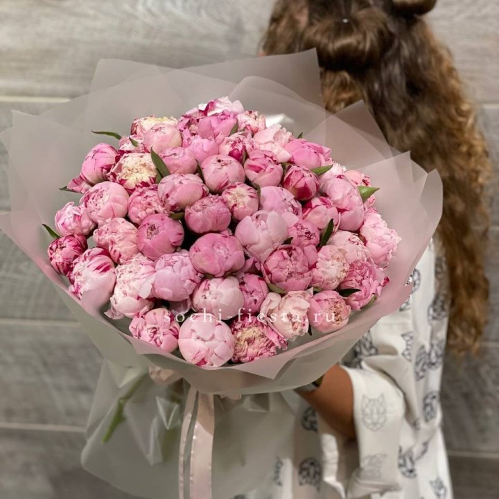 51 розовый пион в Ульяновске