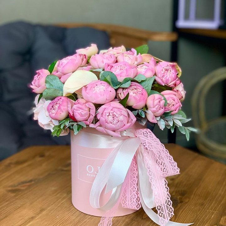 Композиция с пионами №1 в Ульяновске