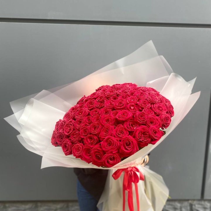 101 высокая роза в Ульяновске