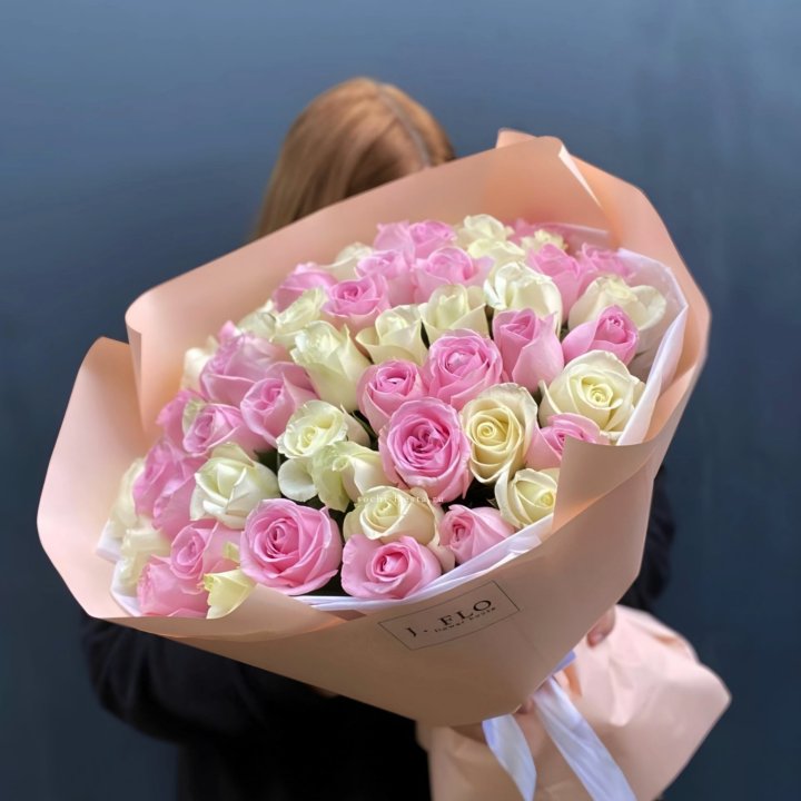 55 роз микс нежности в Ульяновске