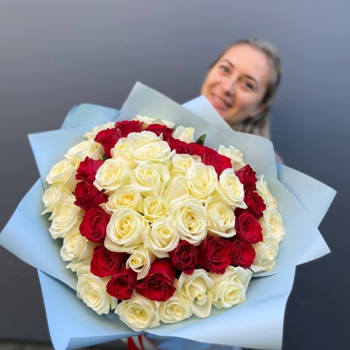 51 роза "Сердце" в Ульяновске