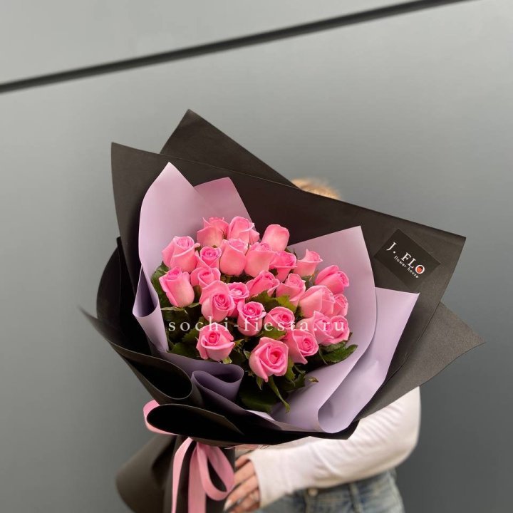 19 розовых роз  в Ульяновске