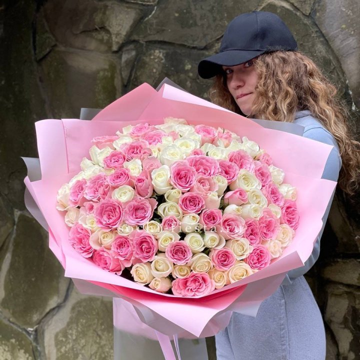 101 роза Миксбери в Ульяновске