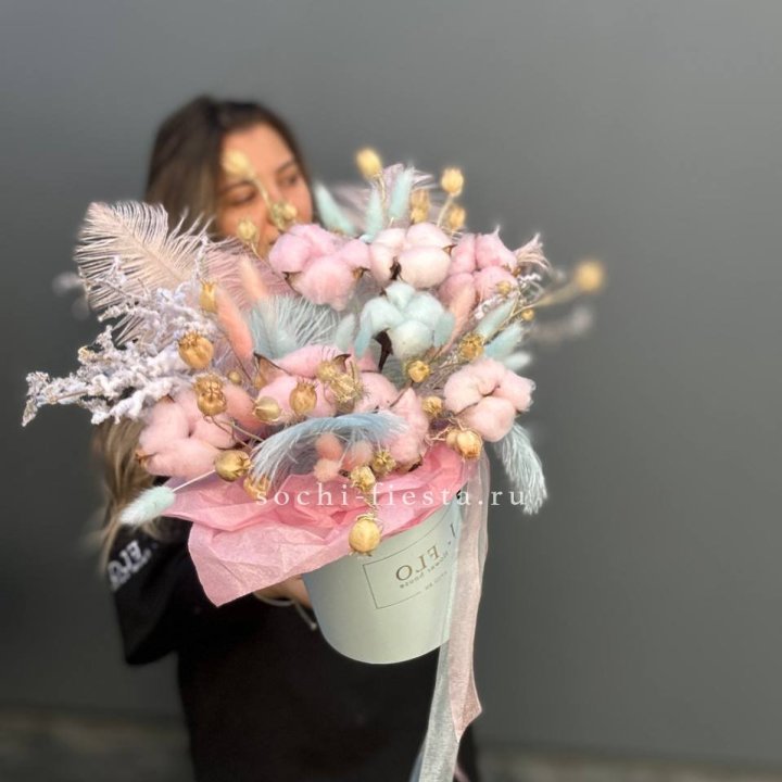 Авторский бокс с сухоцветами №2 в Ульяновске