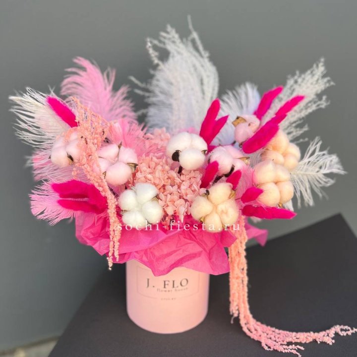 Авторский бокс с сухоцветами №1 в Ульяновске