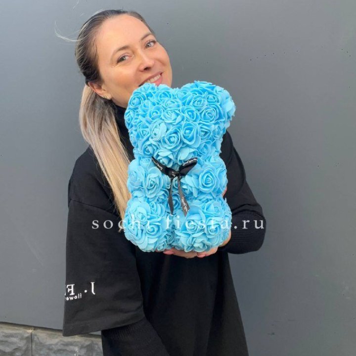 Игрушка медведь голубая в Ульяновске