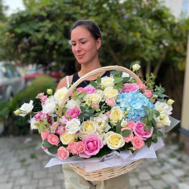 Цветочная корзина №2 в Ульяновске