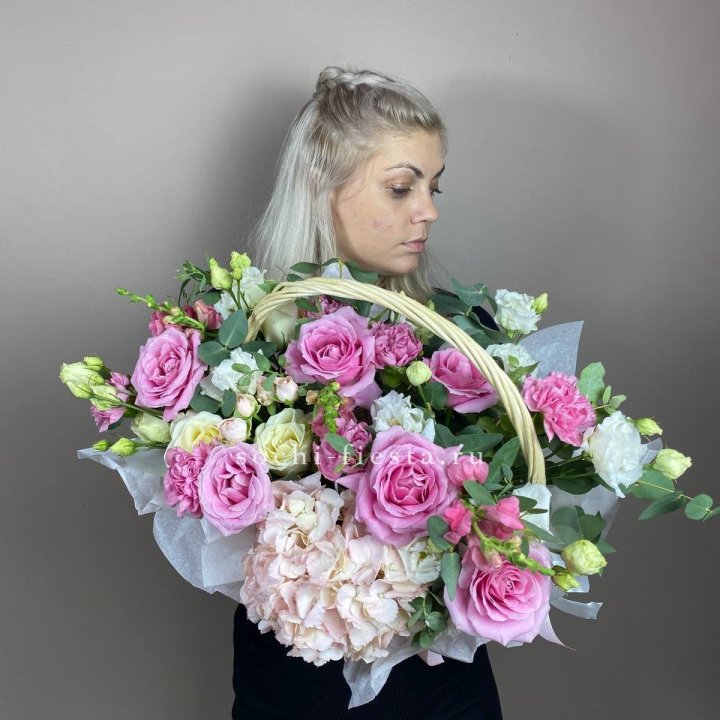 Цветочная корзина № 5 в Ульяновске